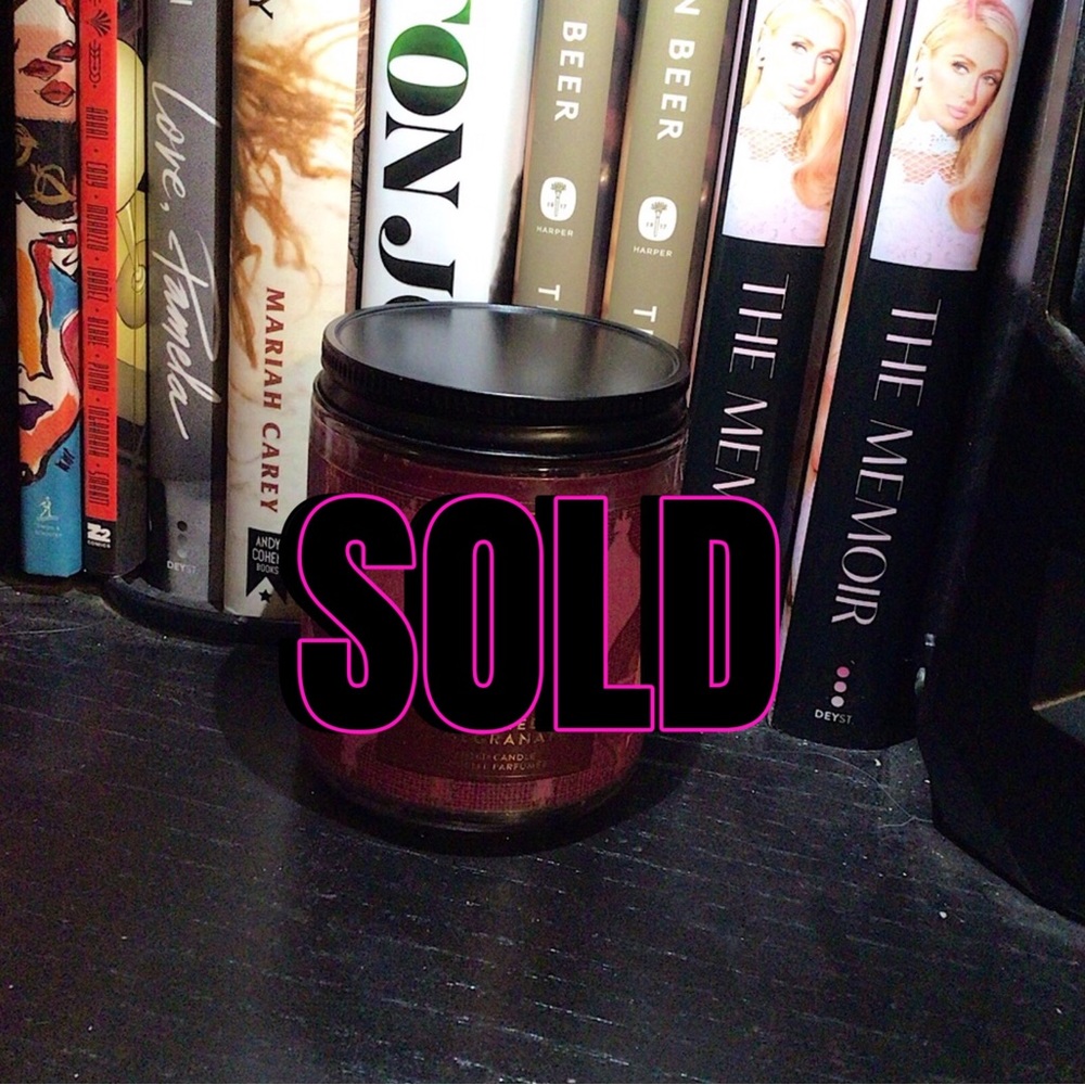 Bath and Body Works “Sugared Pomegranate” Candle (SOLD)